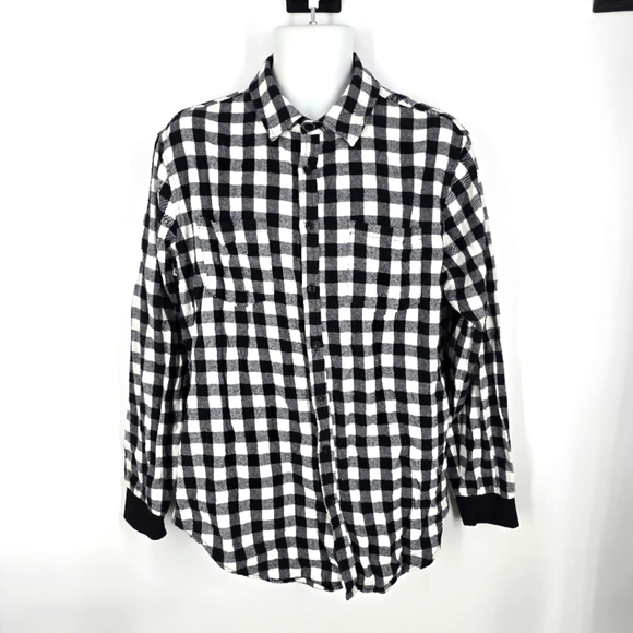 Elwood Shirt Men Extra Large XL Long Sleeve Plaid Button Down Flannel - Picture 1 of 7
